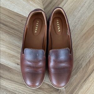 NWT Brown Leather Loafers